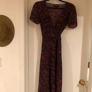 all saints seeta rosey dress